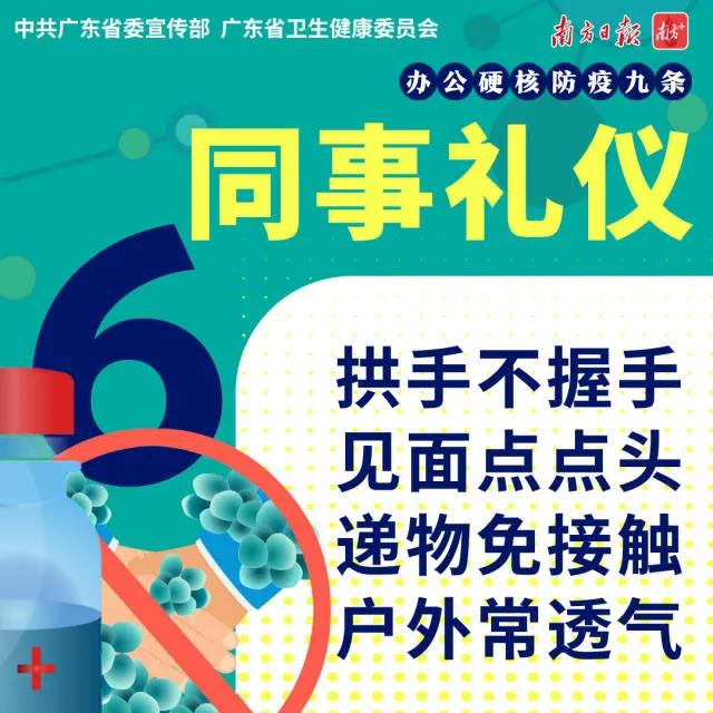 d88尊龙游戏大厅绿化公司办公硬核防疫九条之第六条：同事礼仪