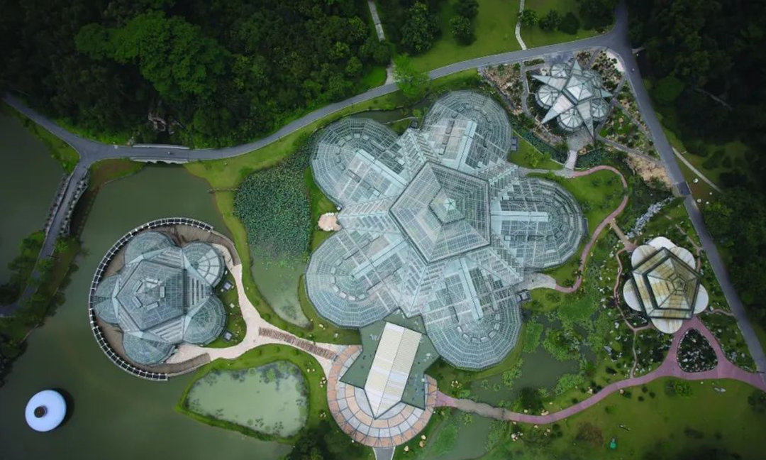 华南国家植物园温室群景区。资料图片